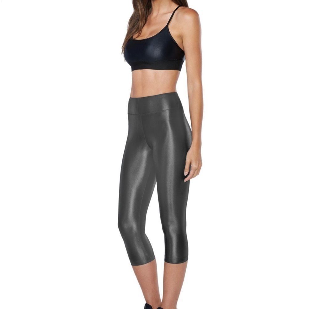 COPY - Koral lustrous Capri legging gunmetal XS NWOT